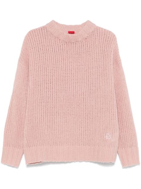 HUGO open-knit sweater
