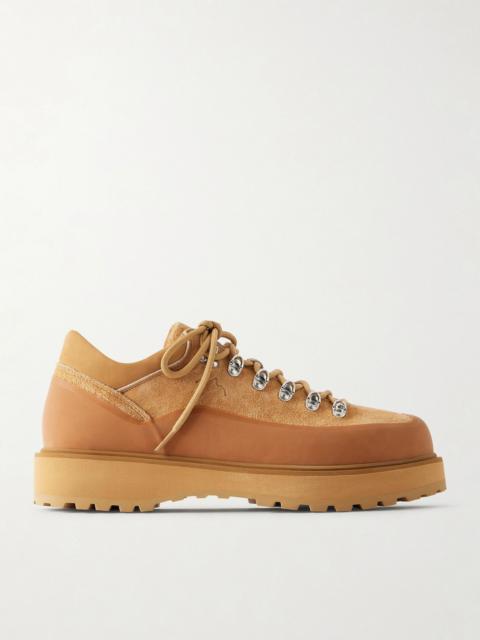 Diemme Cornaro Gomma Rubber-Trimmed Suede Boots Tan