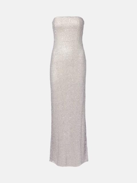 SIMKHAI Xyla sequined gown