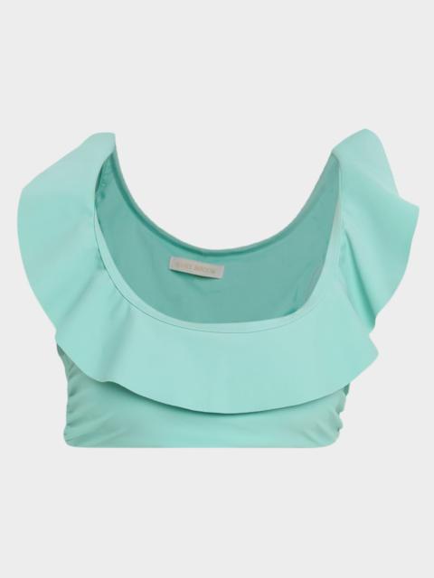 RAMY BROOK Letty Ruffle Bikini Top