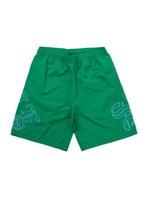 Supreme Supreme Old English Nylon Short Green
