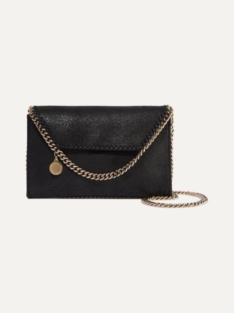 Stella McCartney The Falabella mini vegetarian brushed-leather shoulder bag