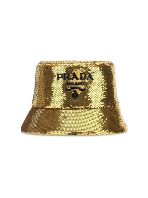 Prada sequin-embellished bucket hat