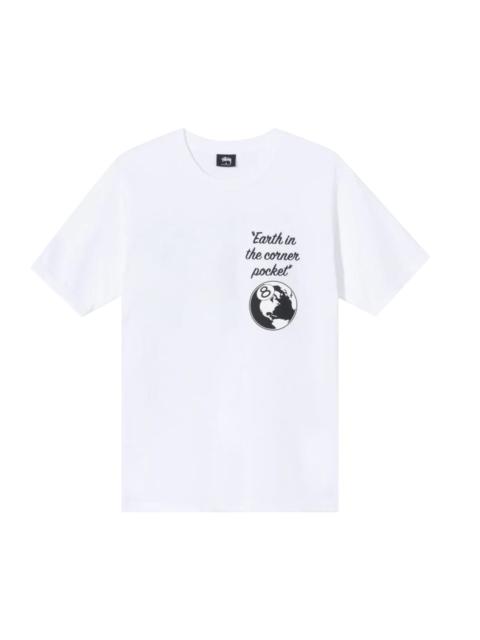Stüssy 스튜시 코너 포켓 티 'White 이름 *