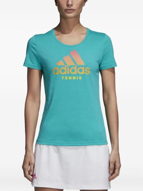 adidas tennis logo T-shirt