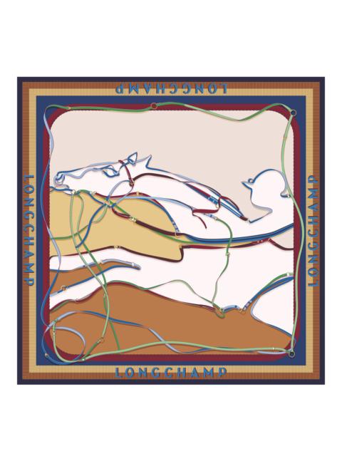 Longchamp A Toute Allure Silk scarf 90