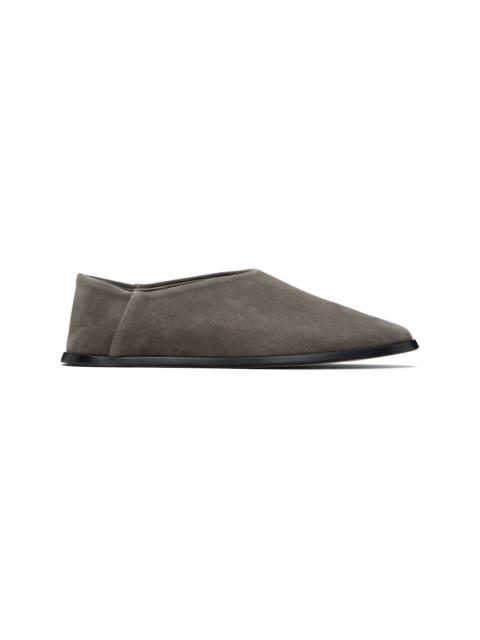 Fear of God Taupe Slip On Loafers