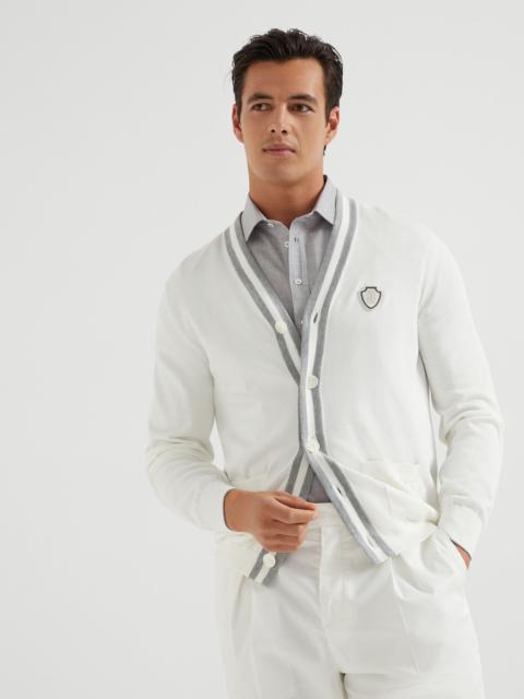 Brunello Cucinelli Cotton cardigan with logo