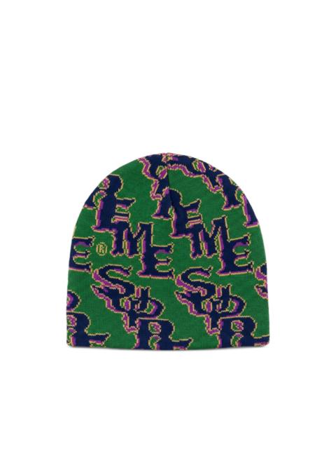 Supreme Slanted Gothic outline beanie
