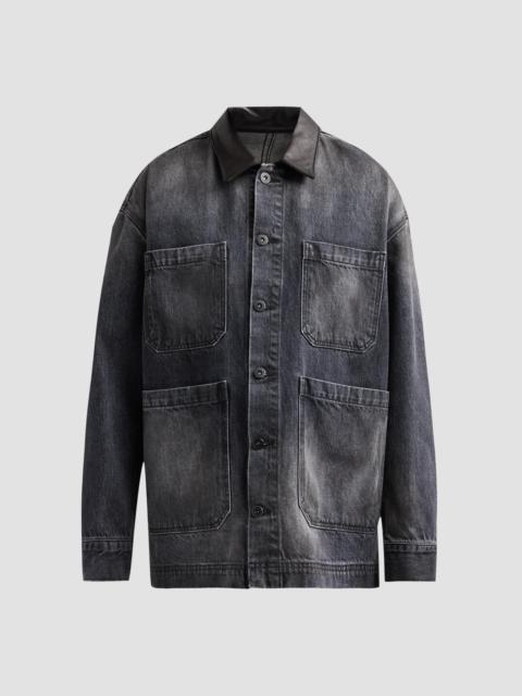 SLVRLAKE Women's Oversized Worker Denim Jacket - Winter Odyssey