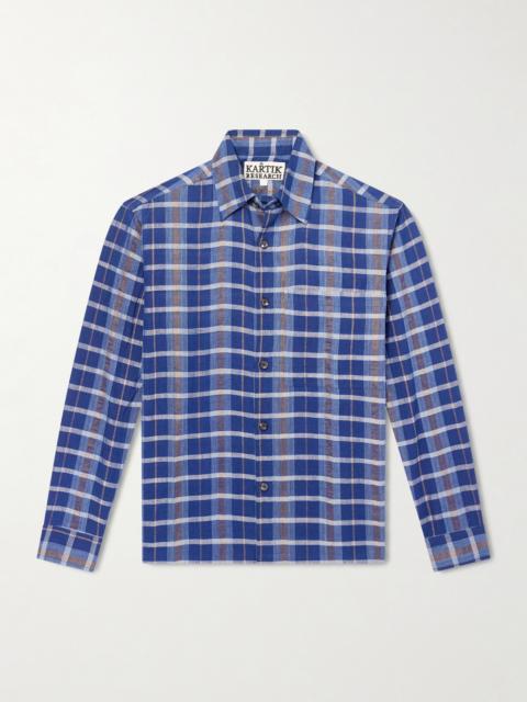 KARTIK RESEARCH Patadui Checked Cotton Shirt