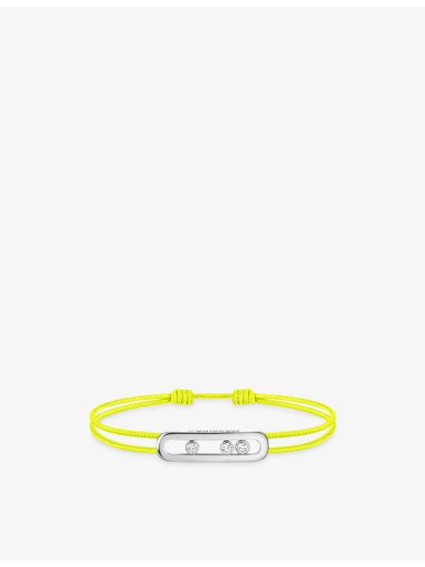 MESSIKA Messika Care(s) 18ct Rose Gold and 0.09ct Diamond Cord Bracelet