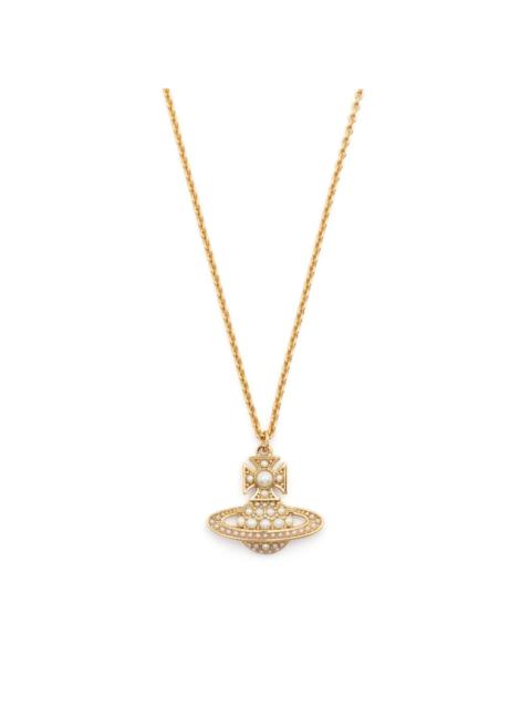 Vivienne Westwood Gold & Pink Roxanne Pendant Necklace