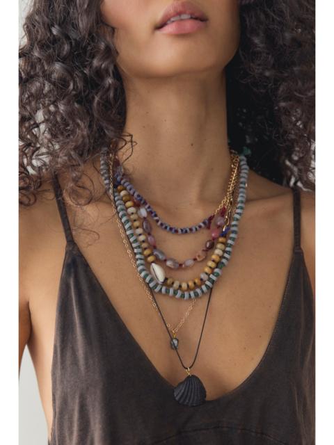 FREE PEOPLE Hailee Semiprecious Beaded Necklace