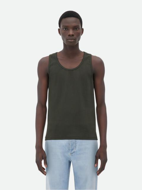 Slim Fit Cotton Stretch Ribbed Tank Top