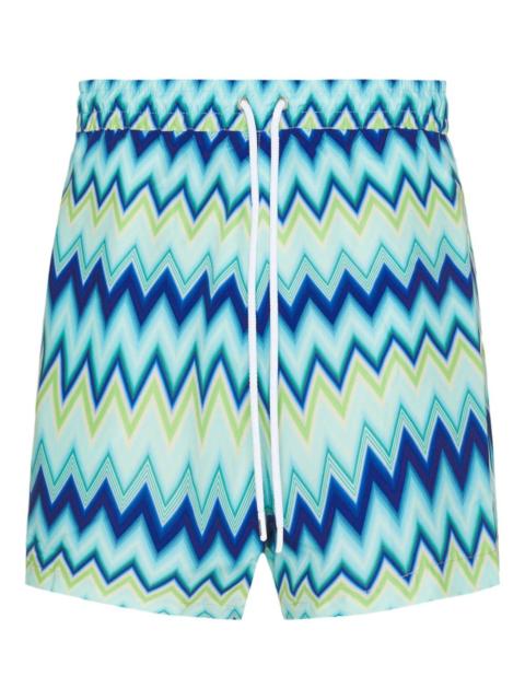 Missoni zigzag-pattern swim short