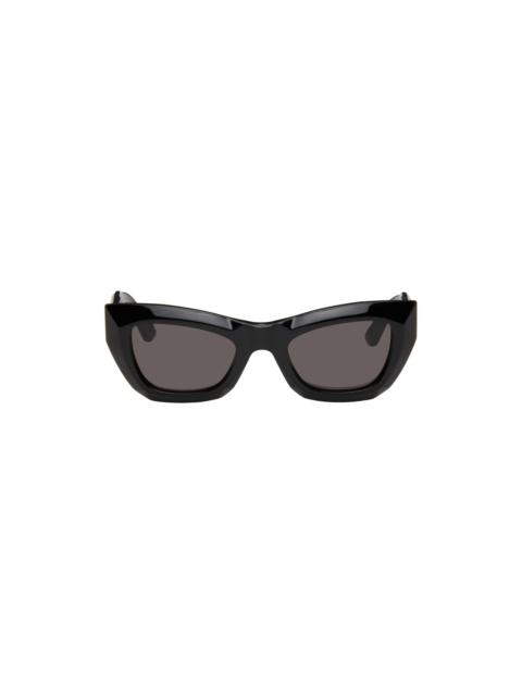 Bottega Veneta Black Cat-Eye Sunglasses