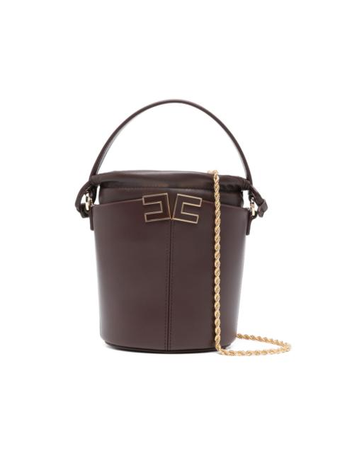 ELISABETTA FRANCHI logo charm satchel
