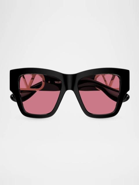 Valentino V Logo Vg0052S V Combi 53MM Crystal Butterfly Sunglasses