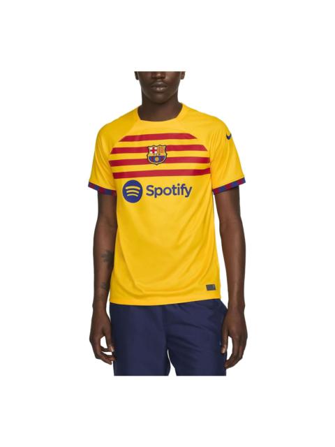 Nike Nike FC Barcelona 23-24 Stadium Fourth Dri-fit Soccer Jersey 'Yellow' DR5079-729