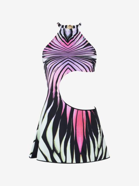 Roberto Cavalli Ray of Paradise Print Dress Mini