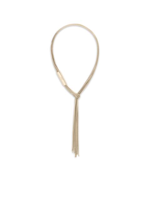 TOM FORD BRASS AXIS NECKLACE