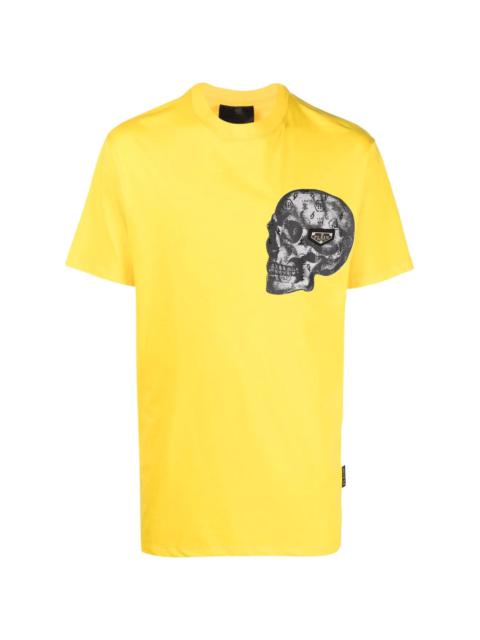 skull-print cotton-blend T-shirt