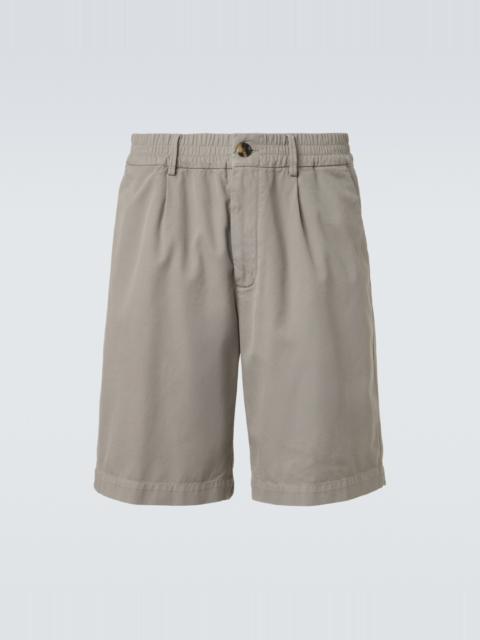 Brunello Cucinelli Cotton gabardine Bermuda shorts