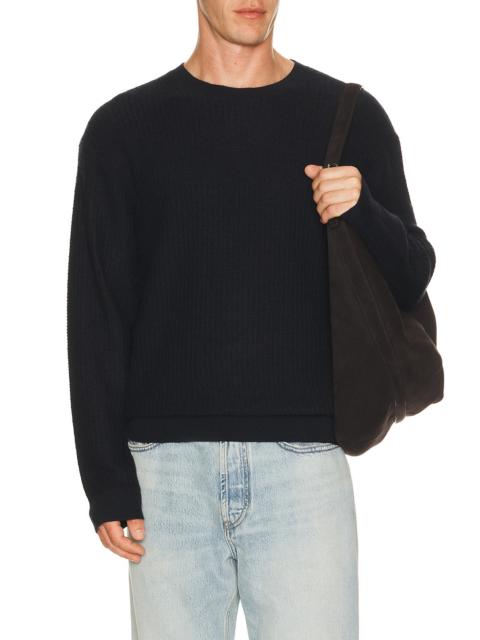FRAME Textured Crewneck Sweater