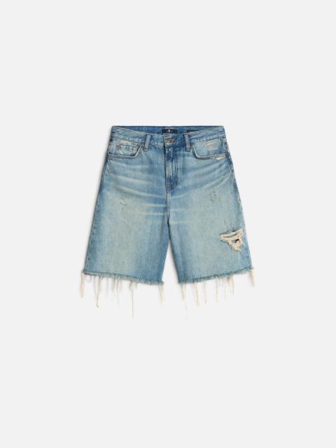 7 For All Mankind MANKIND Lola Shorts in Copper