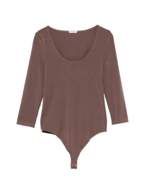 Wolford scoop-neck long-sleeved top
