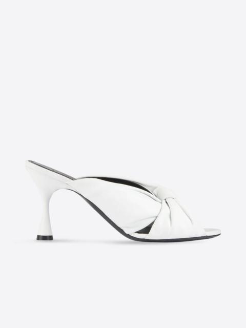 Women's Drapy 80mm Mule in White