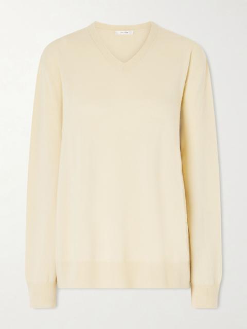 The Row Miegia cashmere sweater Yellow
