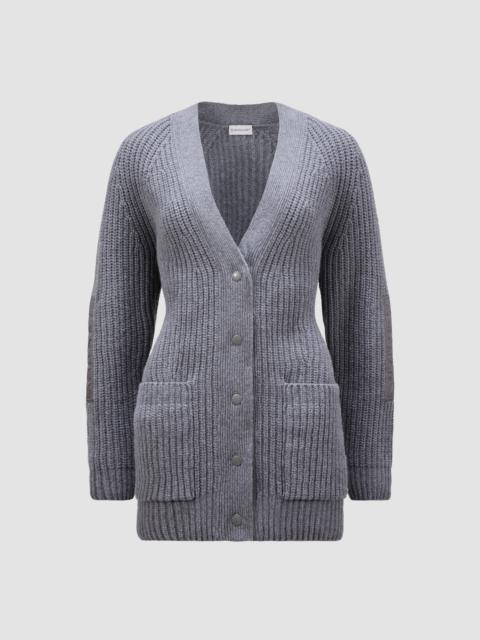 Moncler Padded Wool Long Cardigan