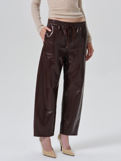 Citizens of Humanity Rework Recycled Leather Pull On In Burgundy