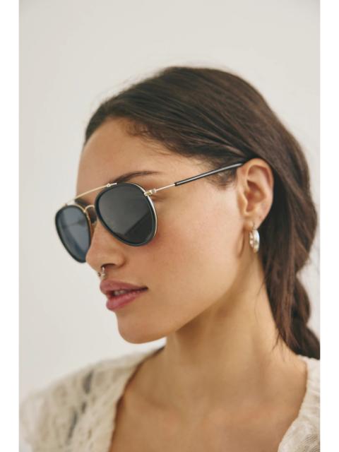 FREE PEOPLE Tatum Polarized Aviator Sunglasses