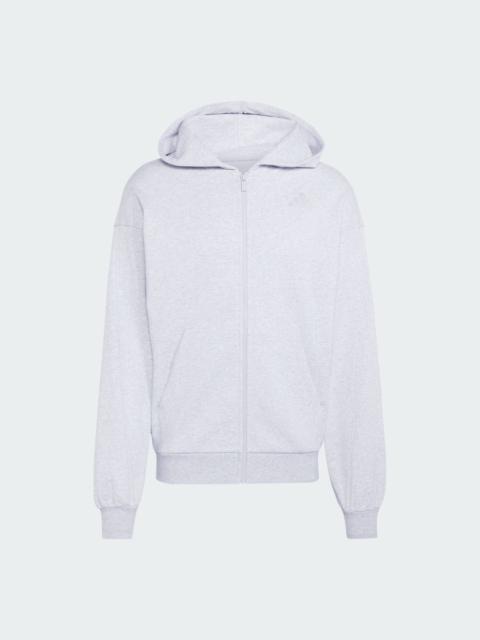 adidas ADIDAS KIT SMALL LOGO FULL-ZIP HOODIE