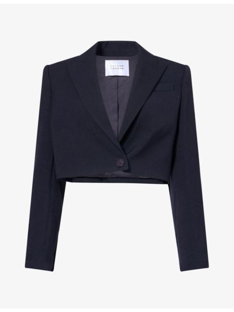 GALVAN Roman Cropped Twill Jacket