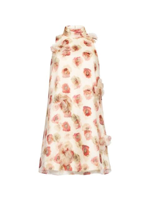 Cinq à Sept floral appliqué dress