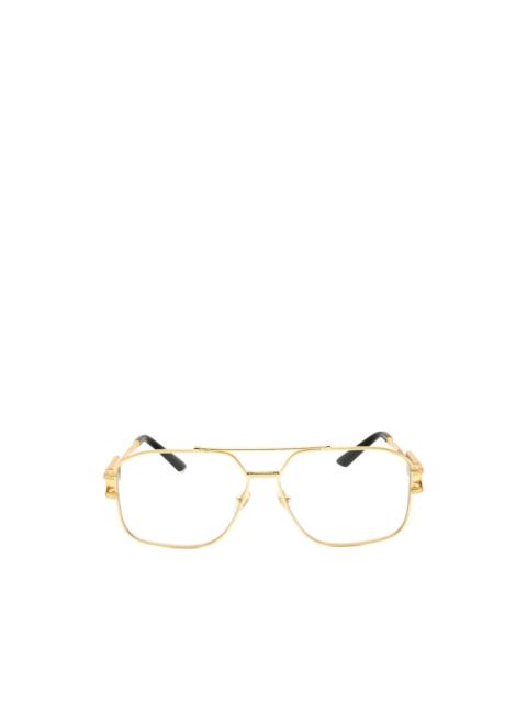 VERSACE geometric-frame glasses