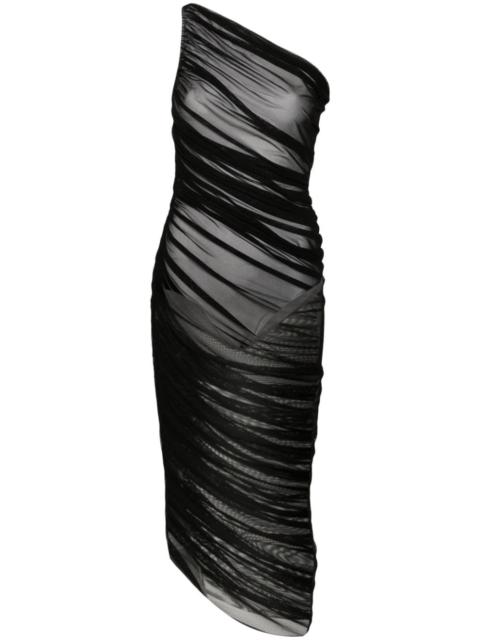 NORMA KAMALI Diana asymmetric one-shoulder gown