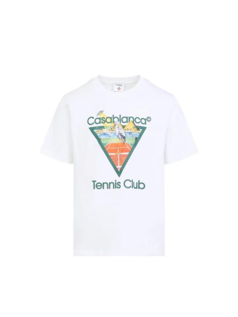 CASABLANCA TENNIS CLUB GRAPHIC-PRINT T-SHIRT