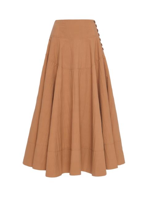 ULLA JOHNSON Cedar Side Button Skirt