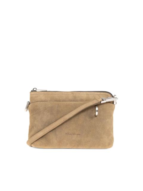 Rick Owens small Adri suede shoulder bag