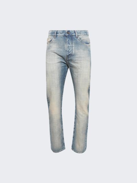 AMIRI Ma Quad Cuff Straight Jeans Antique Indigo