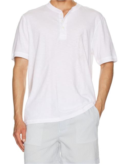 FAHERTY Short Sleeve Sunwashed Henley