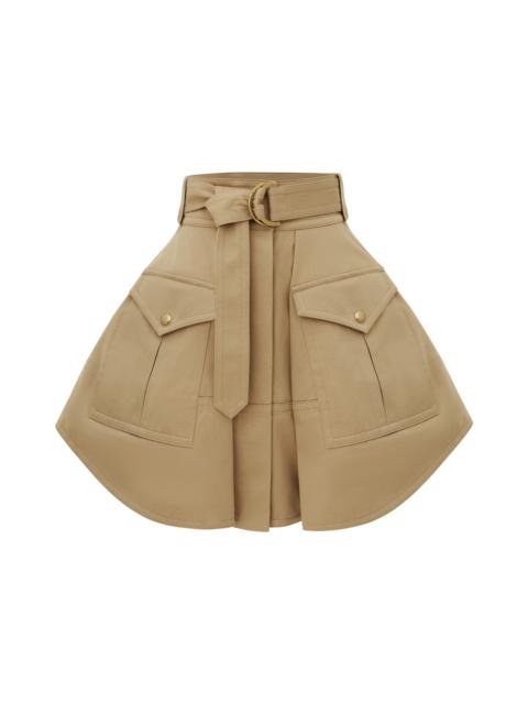Zimmermann CLASH DRILL UTILITY MINI SKIRT