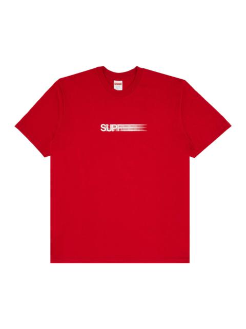 Supreme Supreme Motion Logo Tee 'Red'