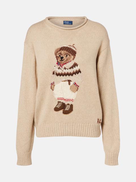 Polo Ralph Lauren Polo Bear cotton and wool-blend sweater