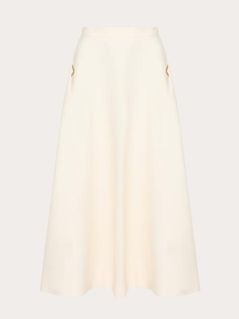 Valentino CREPE COUTURE MIDI SKIRT